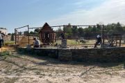 Участие в акции по обустройству территории будущего музея "Слово о полку Игореве, Каяльская история, Школы ТОС развитие"